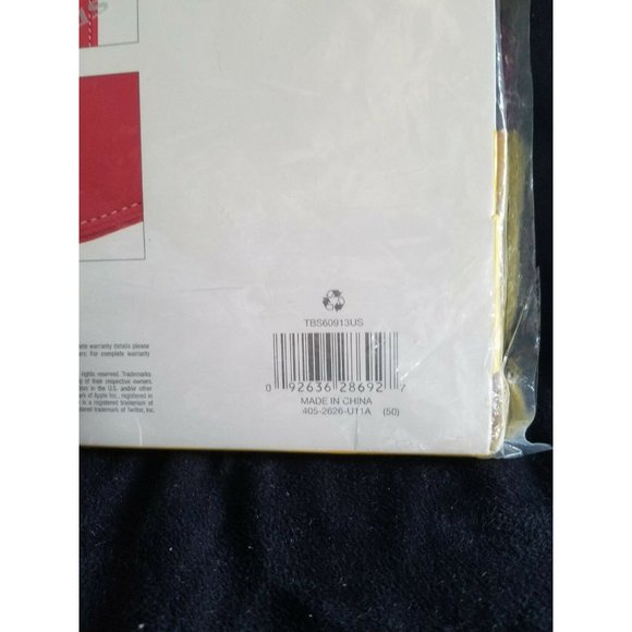 Targus Twill Laptop Sleeve Case13.3" for Apple Macbook/Ultrabook Red NIP - Picture 4 of 4